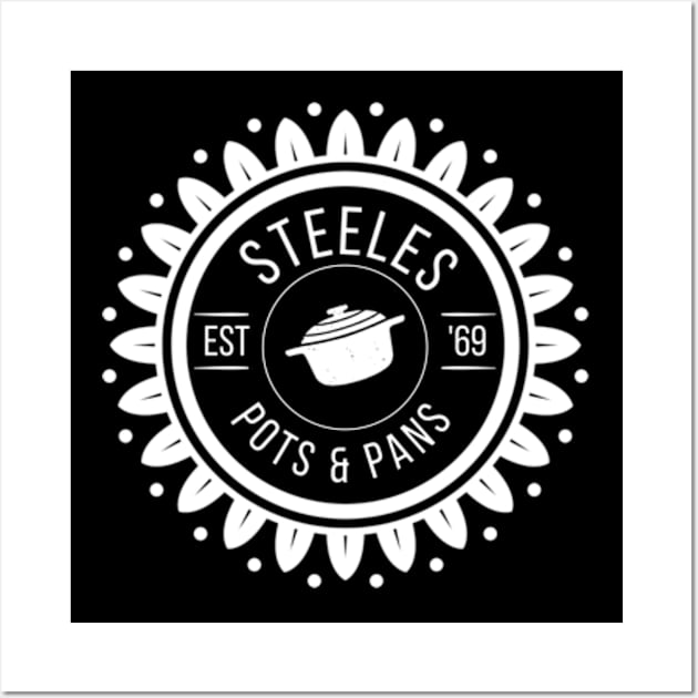 STEELES POTS AND PANS Wall Art by DarkStile